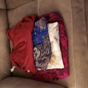 Four ladies tops size large